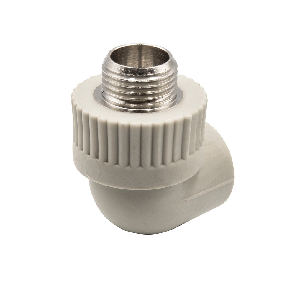 Уголок комб. нар 20х1/2'' EVER® СЕРЫЙ (Россия)
