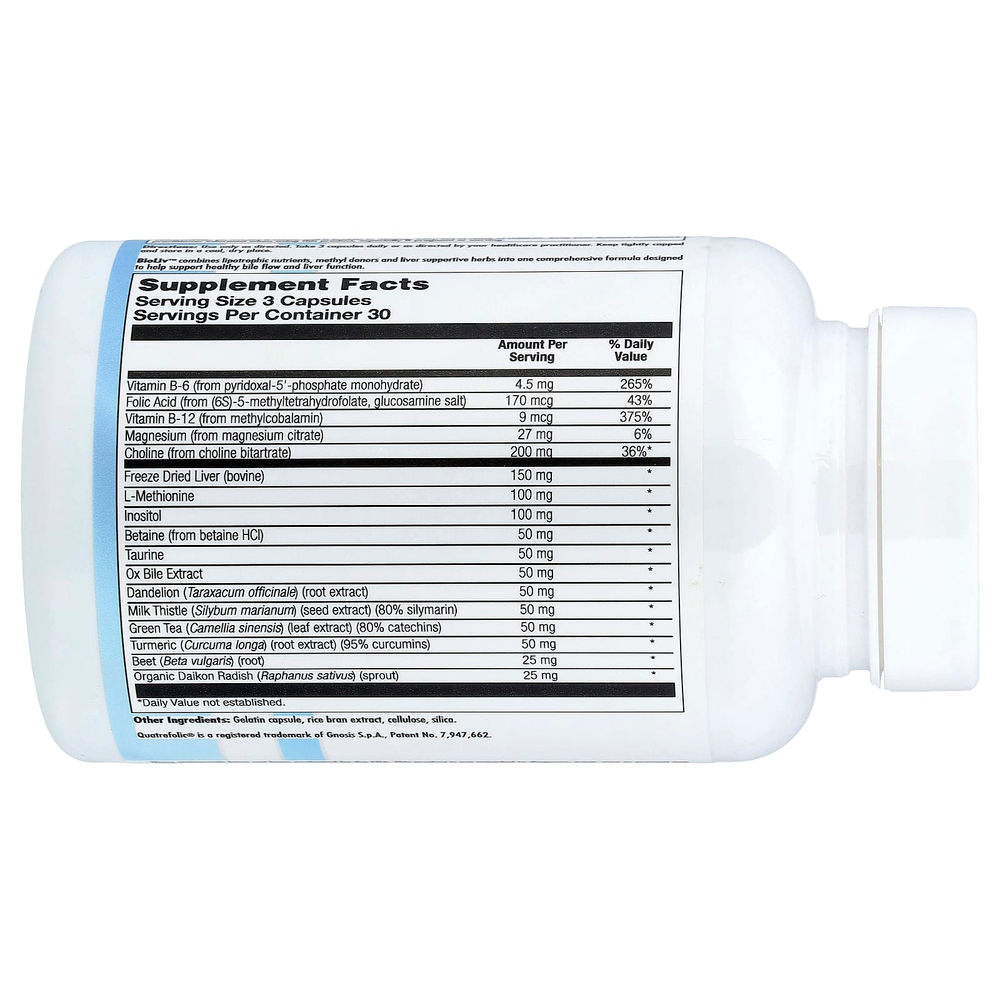 Nutra BioGenesis, BioLiv, 90 капсул