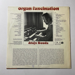 Винтажная виниловая пластинка LP Alojz Bouda Organ Fascination (Чехословакия 1978)