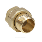 Соединитель латунь американка Ду 25 (1") прямой ВР/НР VALFEX VF.340.L.100