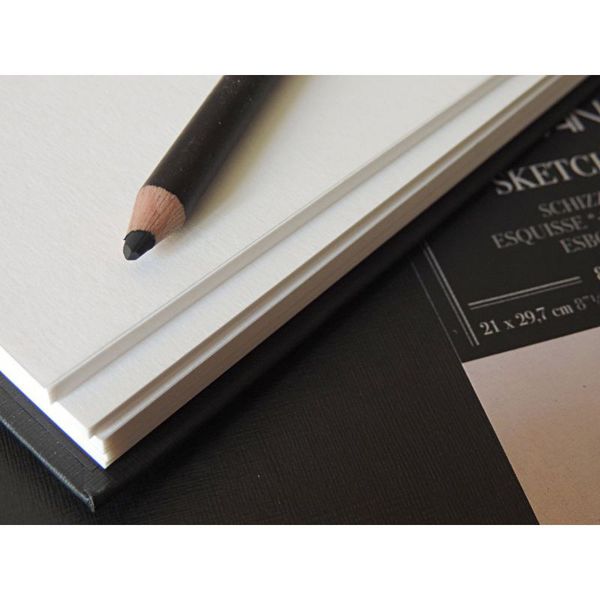 Альбом для эскизов А5 Fabriano Sketchbook 110 г/м², 21х29.7 см, склейка с трех сторон 80 л, Fabriano 19100002
