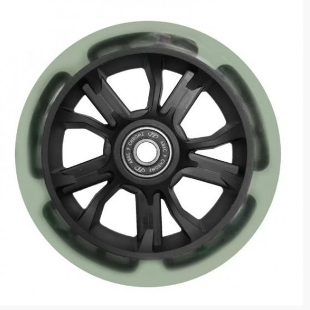 Колесо Comfort 125 R light green ABEC - 9, LED-подсветка (10013160/100722/3343088, Китай)
