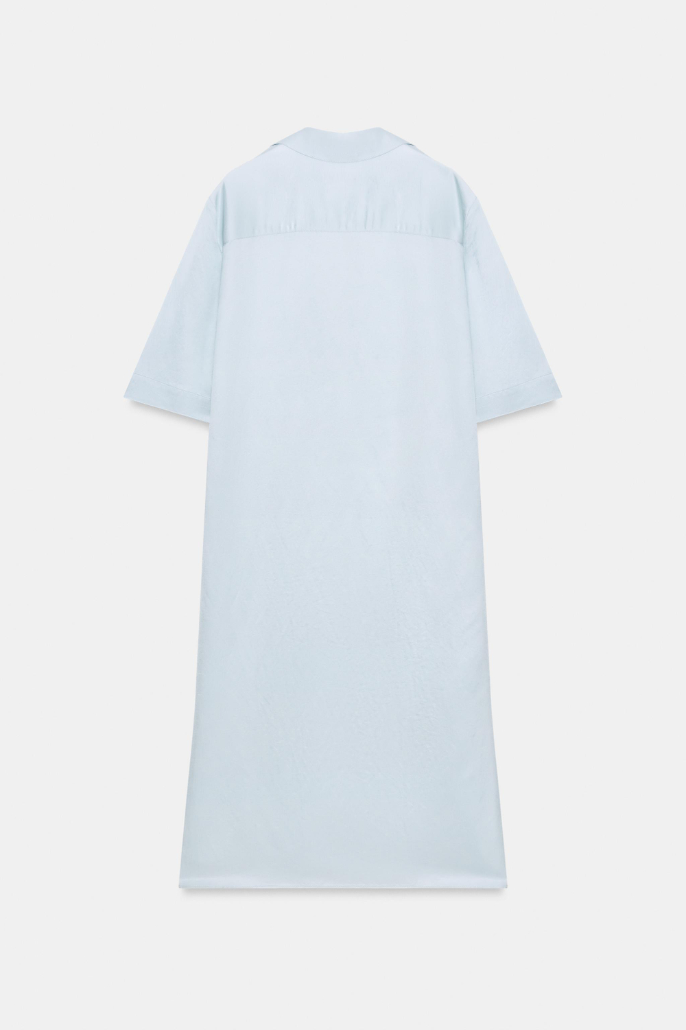 РУБАШКА-ТУНИКА ИЗ СМЕСОВОГО ЛЬНА — ZW COLLECTION — ZARA