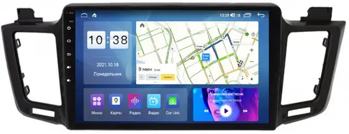 Магнитола для Toyota RAV4 XA40 2012-2019 - Parafar PF468LUX2XHD на Android 13, CarPlay, 4G SIM-слот