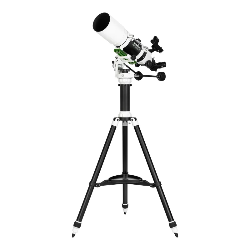 Телескоп Sky-Watcher StarTravel BK 102 AZ PRONTO на треноге Star Adventurer - общий вид слева на штативе