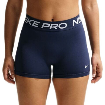Женские Шорты теннисные Nike Pro Dri-Fit 365 Mid-Rise 3in - midnight navy/white