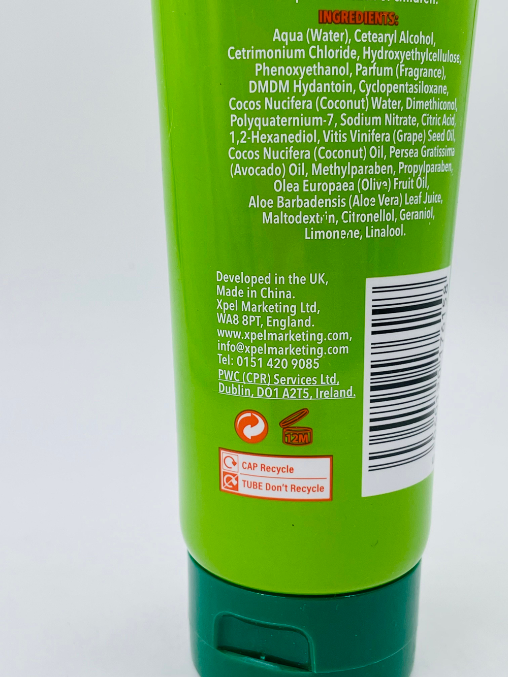 XHC Botanical Кондиционер для волос Aloe Vera c алоэ вера и растительными маслами, 300 мл