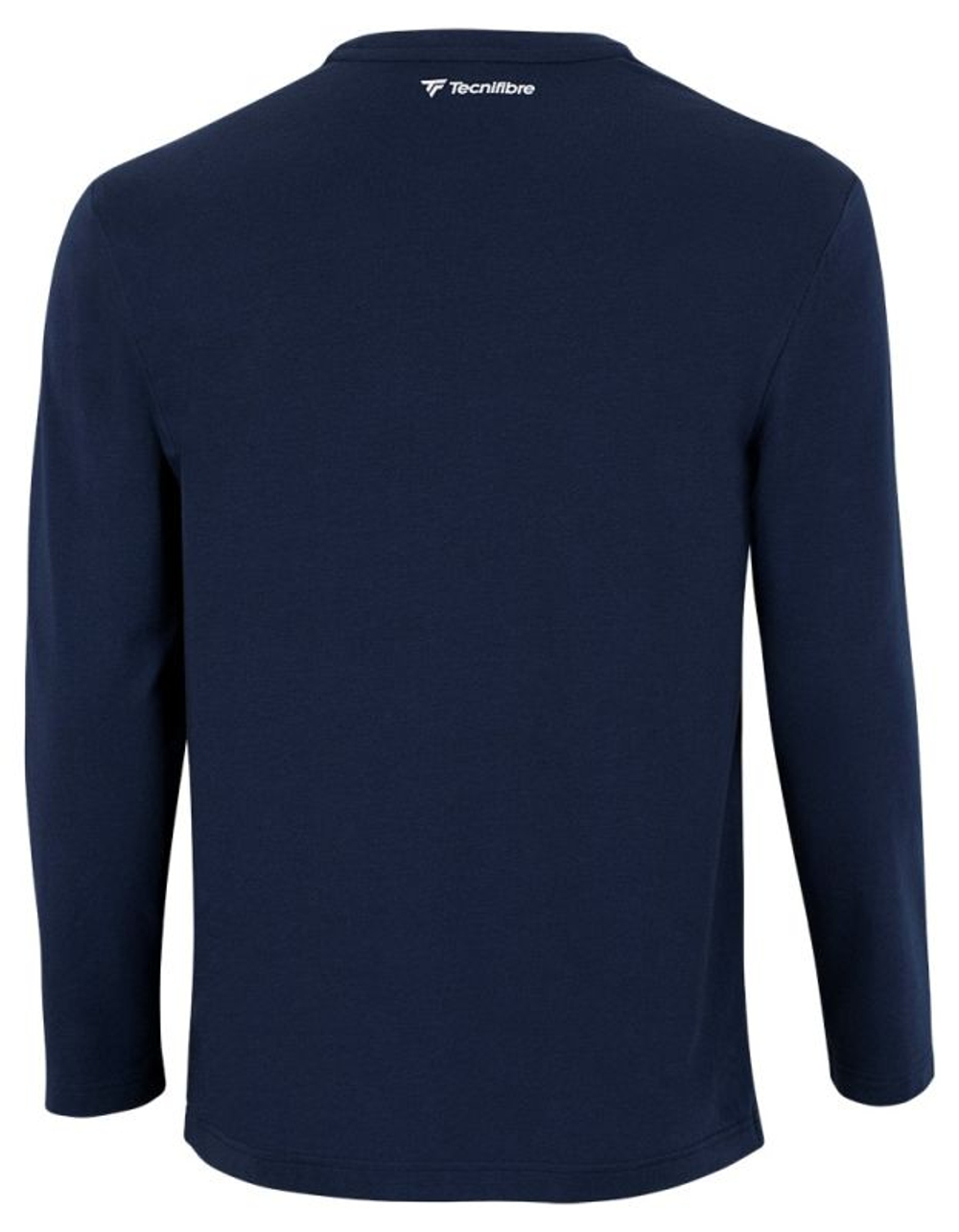 Мужская теннисная футболка Tecnifibre Trainning T-Shirt Long Sleeve — темно-синяя