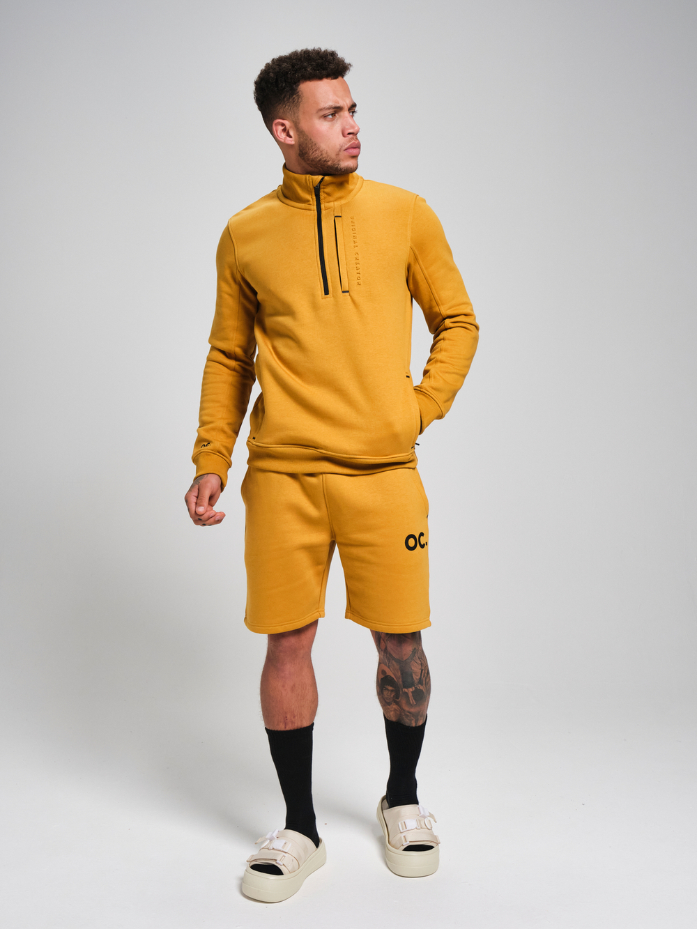 Свитшот с короткой молнией ORIGINAL CREATOR HALF ZIP, Желтый