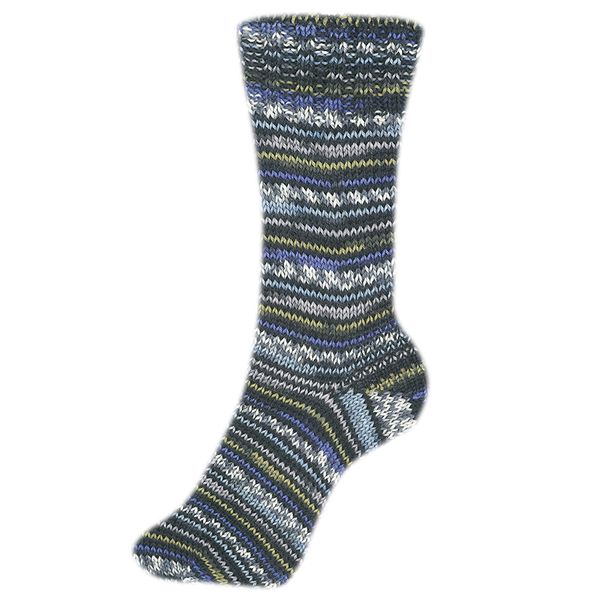 Пряжа Austermann (Аустерманн) Fortissima Color 6-fach / уп.5 мот. по 150 г, 410м, синие оттенки