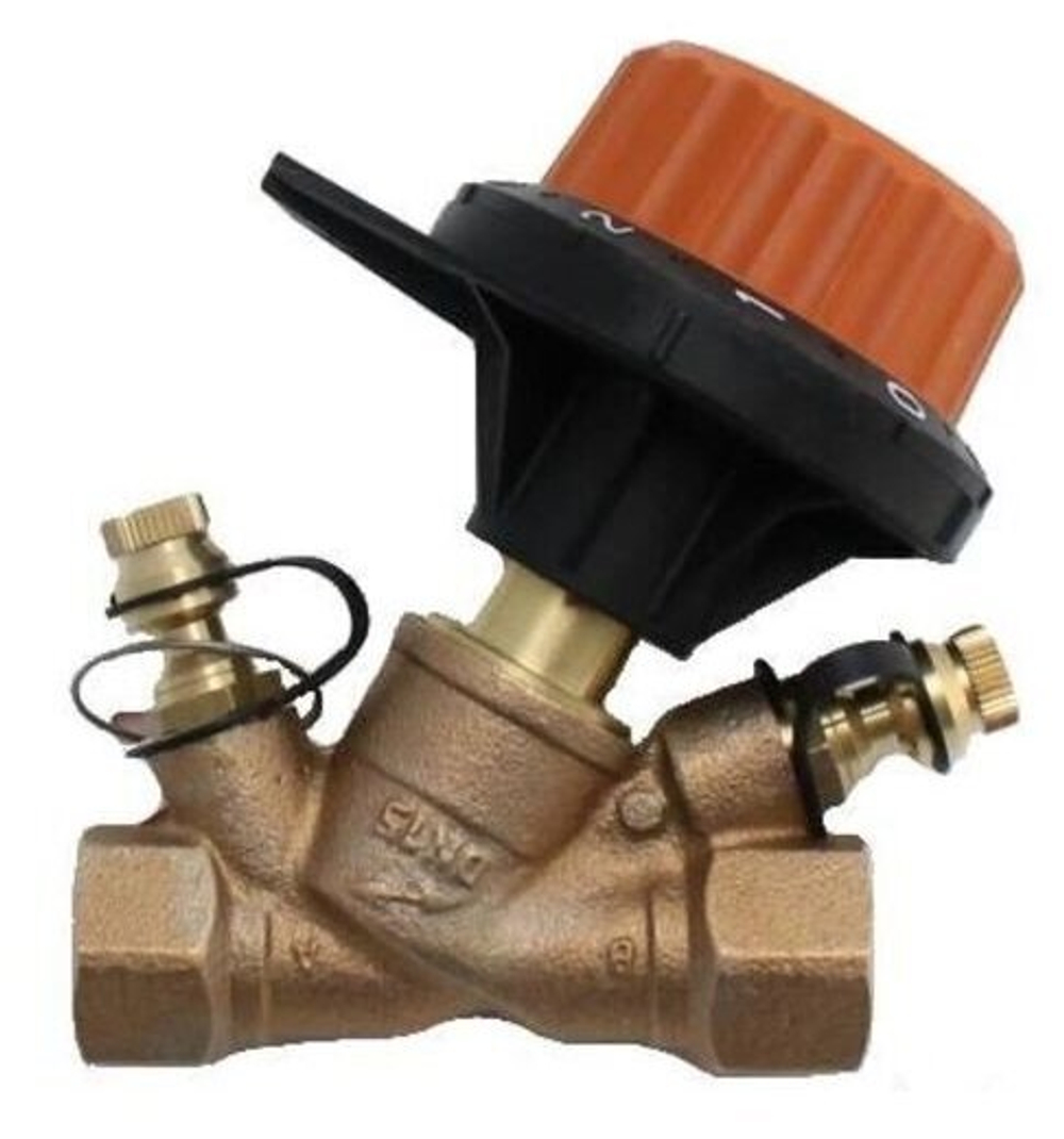 Балансировочный клапан COMAP 751404
 1/2", DN15. бронза, без дренажа