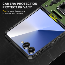Чехол Safe Case с кольцом и защитой камеры для Samsung Galaxy Z Flip 7