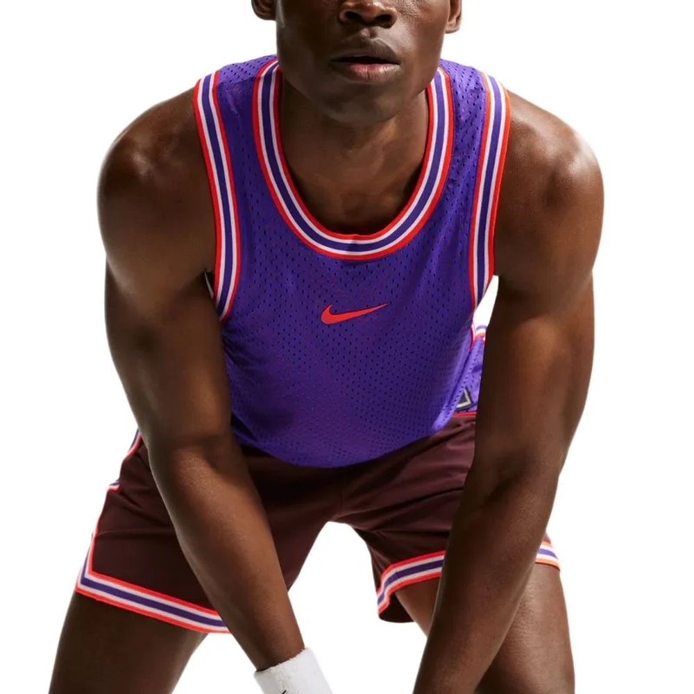 Мужская теннисная футболка Nike Court Slam Dri-FIT Sleeveless - dark concord/bright crimson