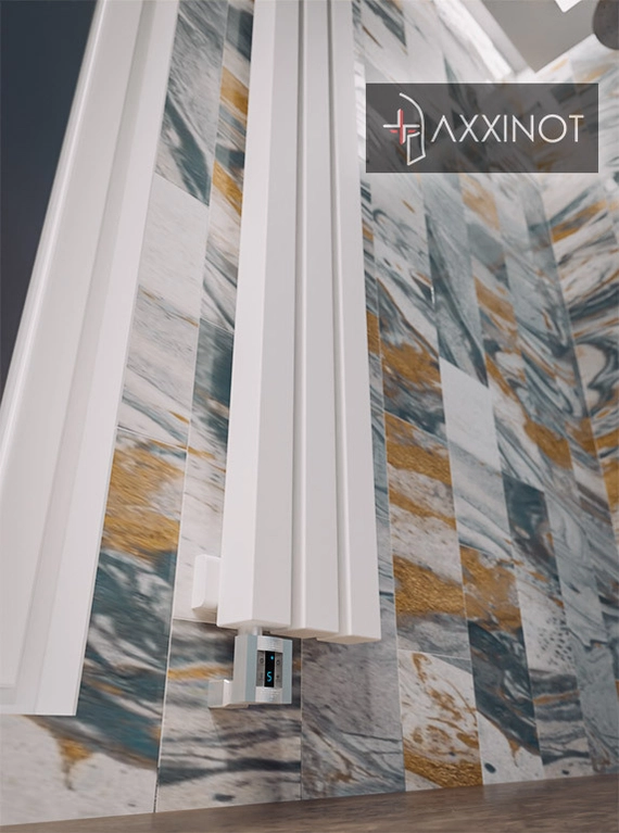 Axxinot Verde VE 1750 - вертикальный электрический трубчатый радиатор высотой 1750 мм