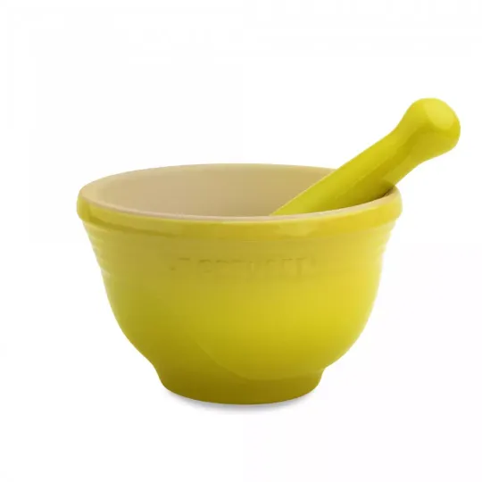 Ступка с пестиком Le Creuset, Желтая