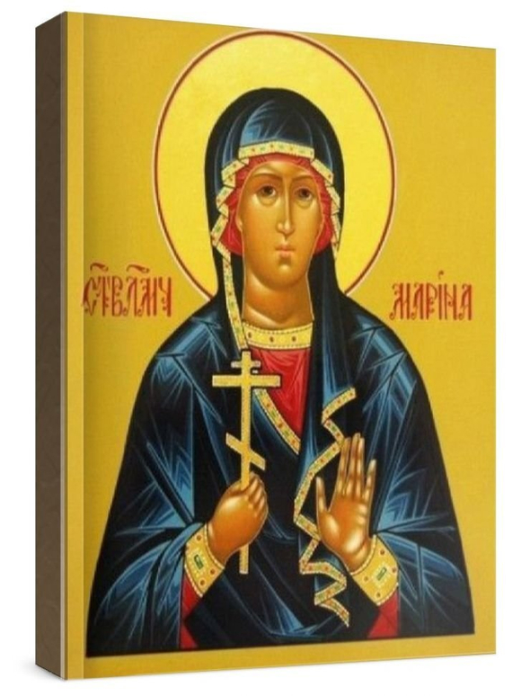 Марина Антиохийская (рукописная икона)