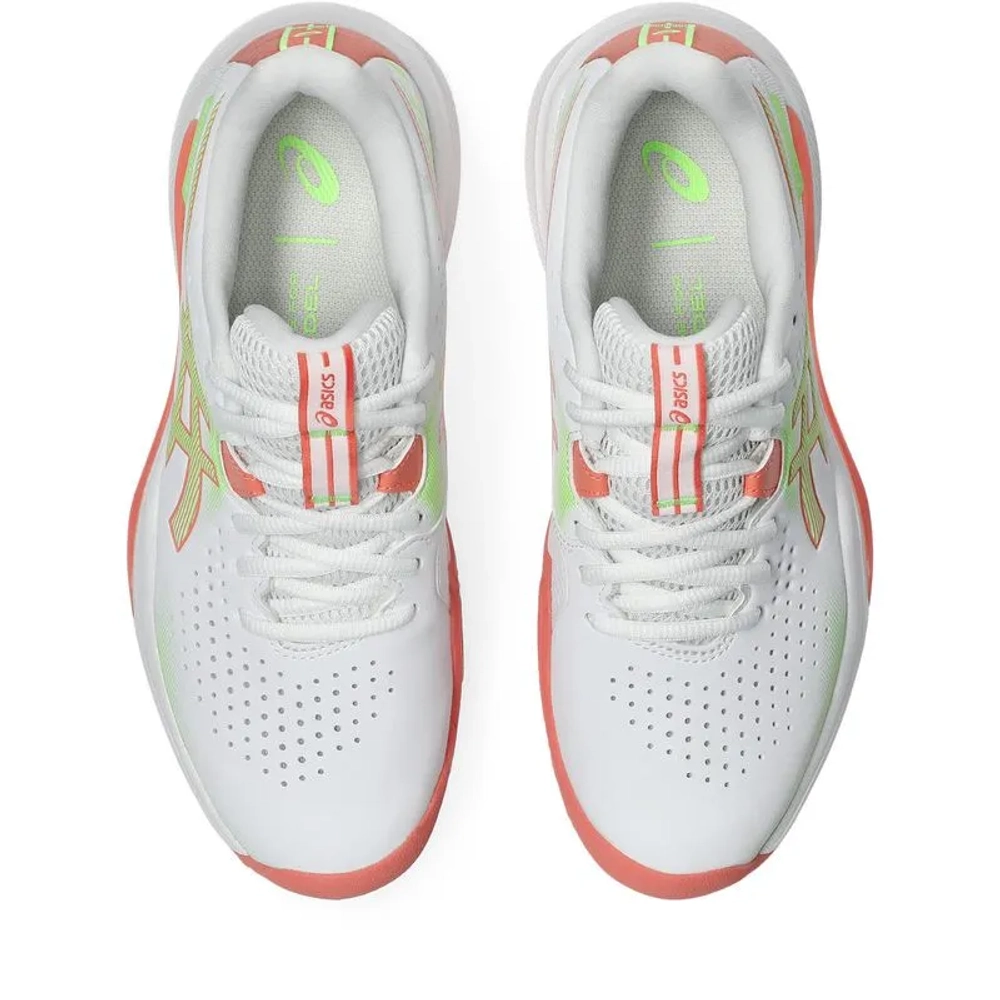 Женские кросовки для Padel Asics Gel-Challenger 15 Padel - white/guava