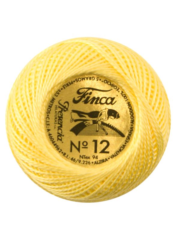 Мулине Finca №12 Perle (Жемчужное), цв. 1214 / 1 мот. х 53 метра
