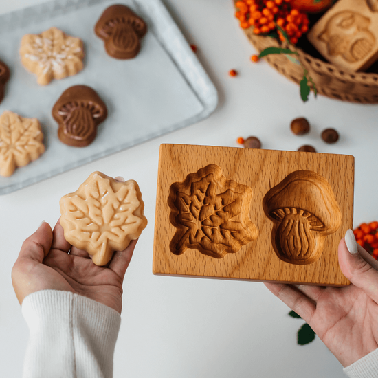 Пряничная форма Грибочек&листочек