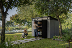Садовый сарай Keter Signature Vertical Pent 9x7 grey