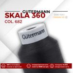 Нитки некрученые Gutermann Skala 360 (5000 метров), 1 кат. | 682 т.т.коричневый