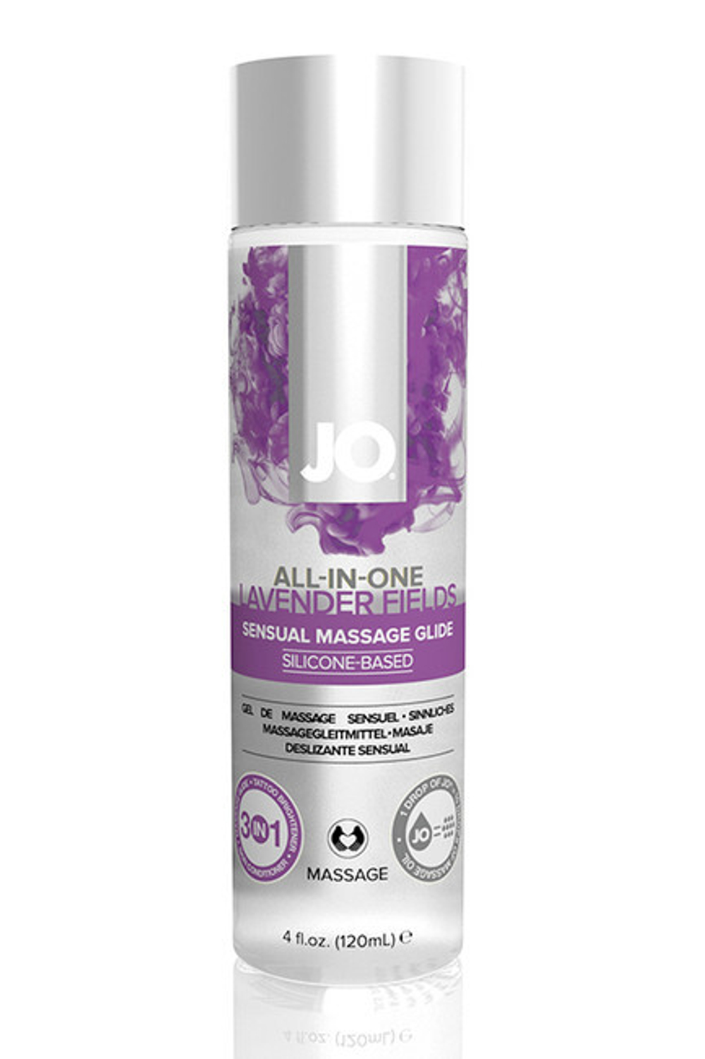 Массажный гель-масло All-in-Оne Lavender с ароматом лаванды 120 мл (Цвет: прозрачный)