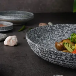 Салатник 1200 мл d 25 см h4,5 см Stone Untouched Taiga P.L. Proff Cuisine [1]