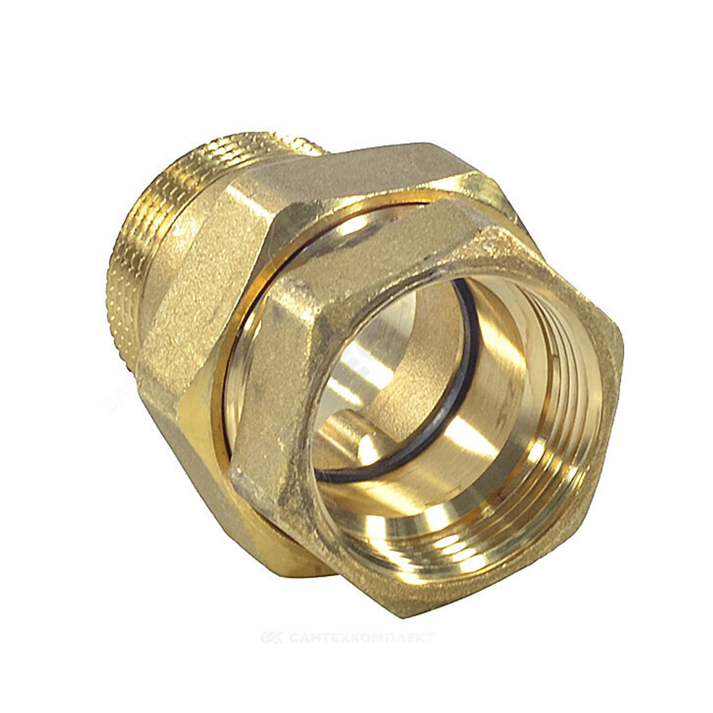 Соединитель латунь американка Ду 40 (1 1/2") прямой ВР/НР R18SP Giacomini R18SPY007