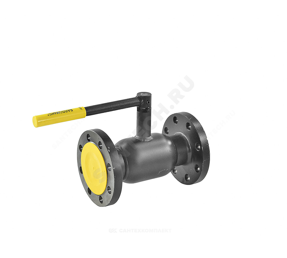 Кран шаровой сталь 09Г2С Ballomax КШТ 60.103 Ду 100 Ру16 фл L=300мм BROEN КШТ 60.103.100.А.16