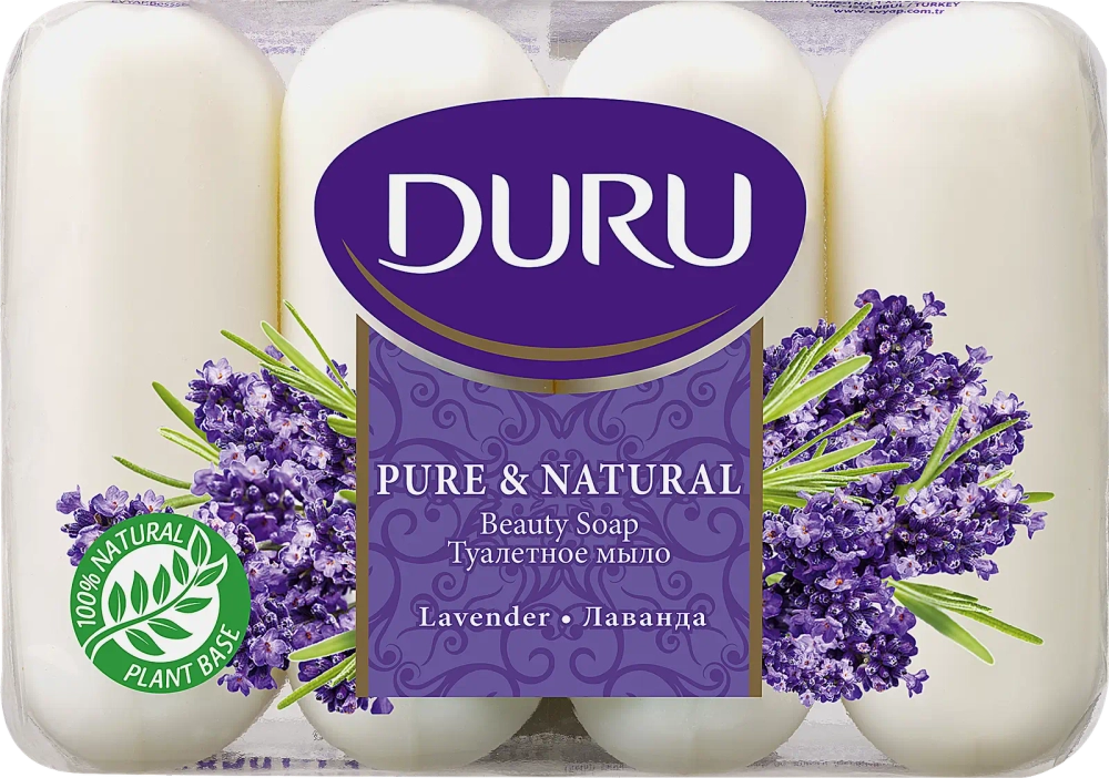 Мыло Duru Pure&Natural Лаванда 85г*4шт