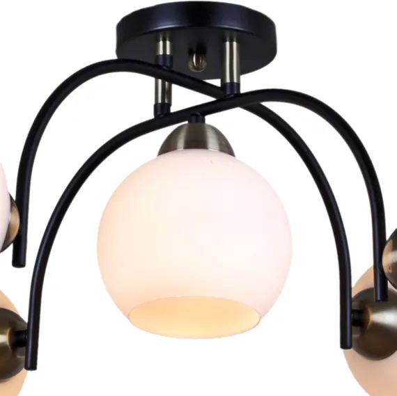 Потолочная люстра IL0250-5CSQ-79 BK AB ILLUMICO