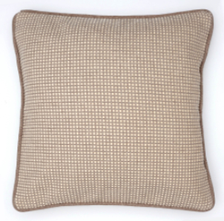 CUBEПодушка декоративная 40х40 кремово-бежевая клетка Textil Roig 40x40