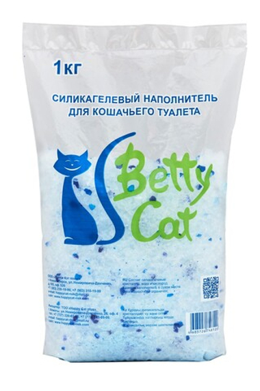 Наполнитель Betty Cat силикагелевый Китай для кошек 1 кг