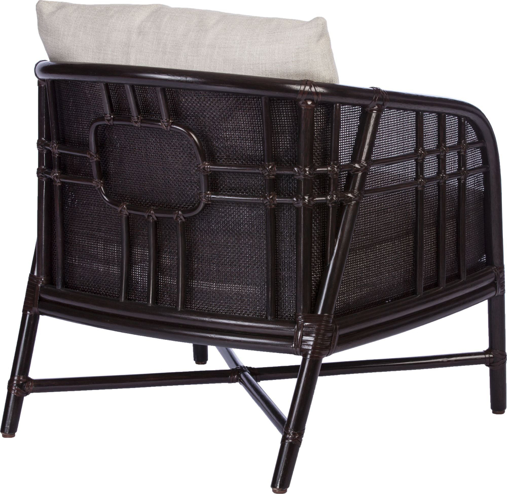 Кресло McGuire Plaid Lounge Chair