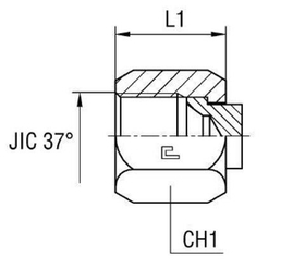 Заглушка V (Г) JIC 3/4