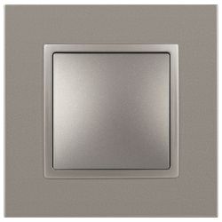 Переключатель ЭРА Elegance 14-1103-16 , 10АХ-250В, титан | Эра Elegance