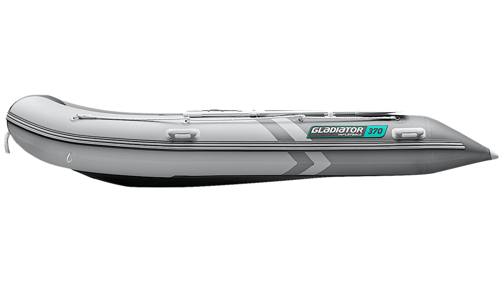 Лодка ПВХ Gladiator Light B370AL с алюминиевым полом -