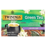 Twinings, Зеленый чай, жасмин, 20 чайных пакетиков, 40 г (1,41 унции)