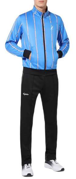 Мужской теннисный костюм Australian Double Jumpsuit With Stripes - blu zaffiro