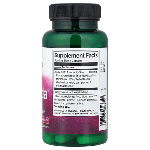 Swanson Vitamins, AvoVida®, максимальная сила действия, 300 мг, 60 капсул