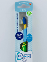 Sensodyne Зубная щетка зеленая Promine Extra Soft для малышей от 0 до 2 лет (Германия)
