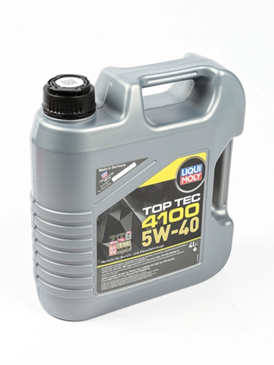 Масло моторное LIQUI MOLY Top Tec 4100 5W-40 синтетическое 4 л  7547 / 2195 / 754