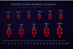 Корунд Рубин Маркиз