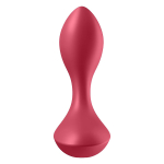 Красная вибропробка 14см Satisfyer Backdoor Lover Plug Red