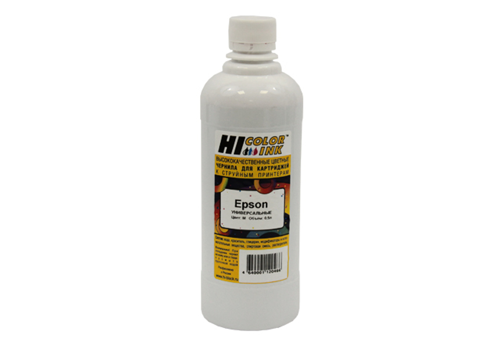 Чернила для Epson универсальные, 0,5л, HI-black, M.