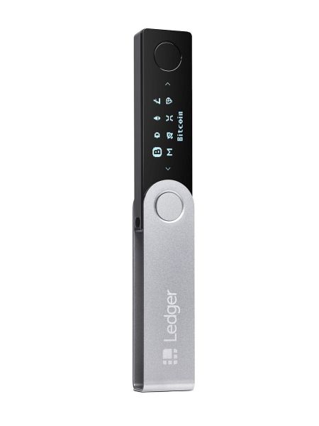 Аппаратный криптовалютный кошелёк Ledger Nano X, Черный | Black