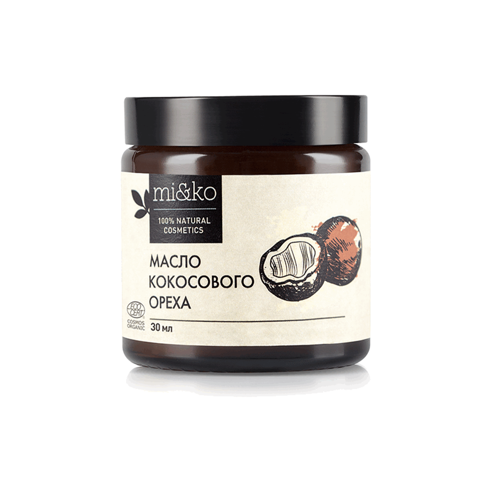Кокосовое масло экологически чистое нераф. 60 мл COSMOS ORGANIC (Mi&ko)