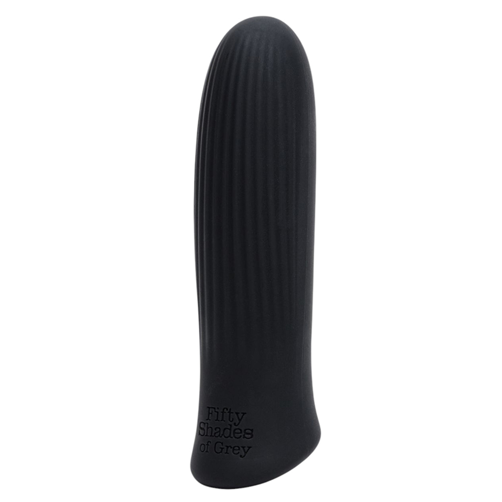 Черная вибропуля 8,5см Fifty Shades of Grey Sensation Rechargeable Bullet Vibrator