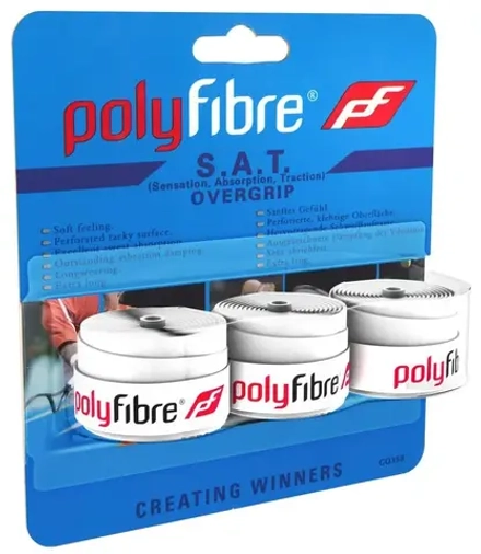 Теннисные намотки Polyfibre S.A.T. Overgrip 3P