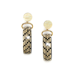 Серьги Nature Bijoux, Madam Bogolan, с растительным волокном в смоле и перламутром, NB24.1-12CP78762